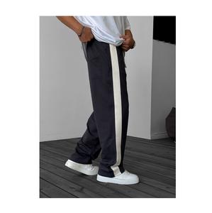 Ensemble pantalon de survêtement et sweat à capuche personnalisés pour hommes Streetwear Sportswear 100% coton écologique respirant - Product Image 1