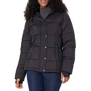 Chaqueta acolchada de talla grande para mujer de invierno 2022 con abrigos brillantes con cuello levantado para colección de primavera para hombre logotipo personalizado - Product Image 2