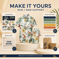 Chemise décontractée en coton à motifs floraux pour animaux de compagnie et propriétaires – Collection Printemps-Été-Automne – Confortable et créative