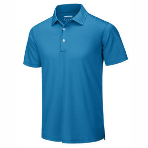 Camiseta Polo Transpirable de Último Diseño, Tela de Rizo de Algodón Ecológica, Camisetas Polo con Rayas en Contraste en Venta - Product Image 5