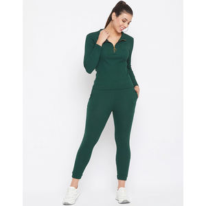 Femmes personnalisé XS taille 2 pièces été Streetwear sport à capuche et survêtement ensemble tricot décontracté solide motif survêtement survêtement - Product Image 2