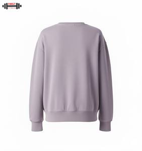 เสื้อกันหนาวเฟรนช์เทอร์รี่สำหรับสตรีทแวร์ผ้าสเวตเชิ้ตฟิตเนสแบบสลิมฟิตมีฮู้ดแบบรูดซิปด้านหน้าผ้าโพลีเอสเตอร์/ ผ้าฝ้าย - Product Image 6