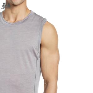 Débardeurs de sport pour hommes en coton tricoté de haute qualité, séchage rapide, respirants, écologiques, avec impression de logo personnalisé, style décontracté, sur mesure - Product Image 4