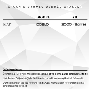 สลักเกลียวล้อสำหรับ Fiat Doblo - Product Image 2