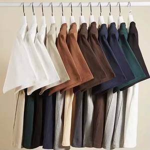 2025 venta al por mayor nuevo diseño de camisas de talla grande para hombres de manga corta de algodón de alta calidad suelta hombro caído camisetas de gran tamaño para hombres - Product Image 3