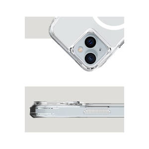 Coque transparente compatible MagSafe pour iPhone 15, style brillant, fine et protectrice en silicone, compatible Tecno - Product Image 5