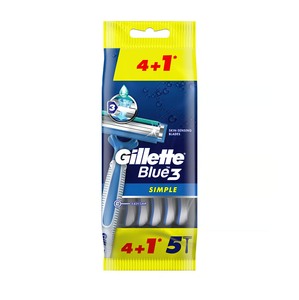 Gillette Blue Simple 3 Maquinillas de afeitar desechables para hombre 5 piezas en línea al mejor precio - Product Image 1