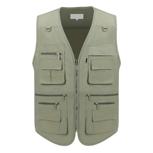 Gilets cargo pour hommes à prix de gros Vêtements d'extérieur Vestes sans manches Vêtements de travail Gilet cargo avec logo personnalisé - Product Image 1