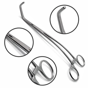 Pinces vasculaires Debakey mâchoire atraumatique pince d'exclusion aortique pince cardiovasculaire chirurgicale en acier inoxydable Instrument médical - Product Image 4
