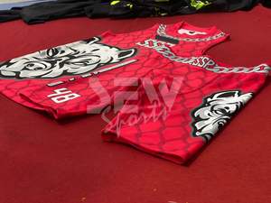 Tenues de football 7v7 pour jeunes, tailles personnalisées, sublimées, respirantes, sans manches, uniformes de compression 7v7. - Product Image 3