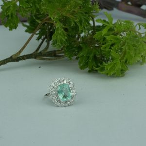 Anillo de diamante cultivado en laboratorio de Lujo 5 quilates EF Color VS1 claridad cojín corte oro rosa oro plata IGI SGL joyería certificada - Product Image 6