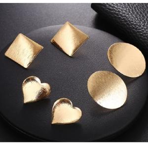 2026 décembre or grandes boucles d'oreilles en laiton bijoux Belgique Style FLORA boucles d'oreilles matrices moules rond couleur pierre boucles d'oreilles bijoux - Product Image 3