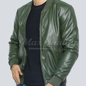 Durable Windproof Men Leather <b>Jacket</b> Top Quality Hot Sales Male Best Design Men Clothing With Zipper Closer <b>Jackets</b> - Product Image 3