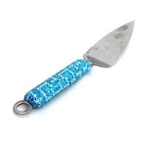 Suministros al por mayor de súper calidad, diseño elegante, cuchillo para pastel de tono dorado plateado de acero inoxidable y juego de servidor para fiesta de aniversario - Product Image 3