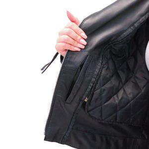 Chaqueta de cuero de motocicleta personalizada Diseño personalizado Alta calidad % Cuero genuino Transpirable Unisex Todas las estaciones Carreras de motos - Product Image 3