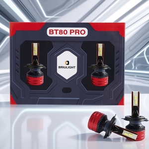Briolight BT80 160W Bombillas LED para faros delanteros de automóviles Par ultrabrillante para H1 H4 H7 H11 9005 9007 9006 H16 H13 9004 HB4 Modelos 16000LM - Product Image 2