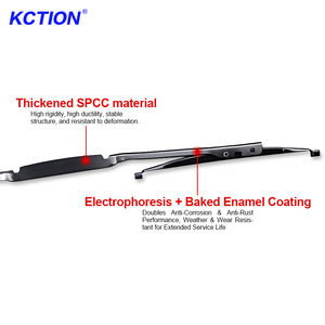 Kction - Accesorios para Automóviles al por Mayor, Nueva Llegada, Limpiaparabrisas Híbridos Universales OEN, Goma Natural, Gancho en U, Pluma Limpiaparabrisas Híbrida - Product Image 3