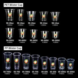 लोकेयो 16oz 12oz 32oz कस्टम मुद्रित प्लास्टिक कप के लिए लिड और स्ट्रैंड के साथ ढक्कन और स्ट्रॉस के साथ प्लास्टिक कप - Product Image 6