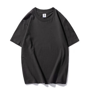 Stock de vêtements mixtes en vrac T-shirt 100% coton à manches courtes personnalisable pour hommes T-shirt vierge imprimé avec logo personnalisé - Product Image 2
