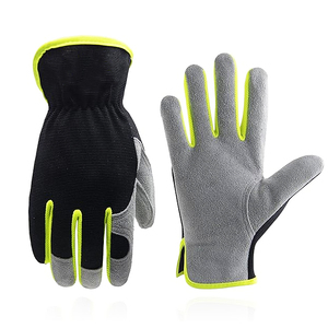 Nouveau design Gants de travail en cuir de chèvre de vache Gants de conducteur Anti-coupure Fonctions anti-impact Gants de sécurité générale - Product Image 1