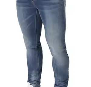 Hot Style Washed Denim Jeans Pants Breathable Print Design for All Seasons Top Sale - Product Image 5