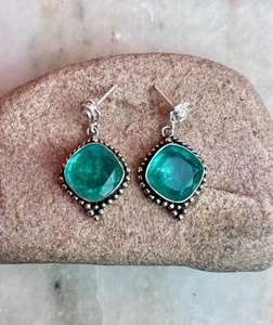 925 Sterling Silver Paraiba Tourmaline Handmade <b>Earring</b> <b>Beautiful</b> Women <b>Earring</b> . - Product Image 3