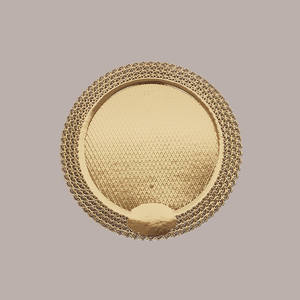 25pcs Disposable <b>Gold</b> Cardboard <b>Cake</b> <b>Boards</b> with Scalloped Edge 35cm Diameter <b>Cake</b> Tools - Product Image 1