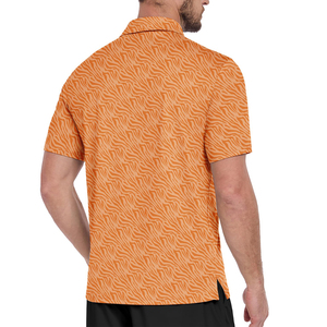 Polo de golf pour hommes en gros, haute qualité, séchage rapide, look décontracté, évacuation de l'humidité, élégant, manches courtes - Product Image 2
