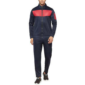 Survêtement de sport décontracté en coton léger, personnalisé, pour l'hiver, avec fermeture éclair et col montant, effet délavé à l'acide, pour la course et l'entraînement, vente en gros - Product Image 2