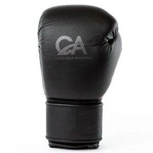 Guantes de boxeo híbridos de color caqui oscuro de marca de cuero genuino Champions, guantes de entrenamiento para gimnasio, cierre de muñeca en relieve - Product Image 3