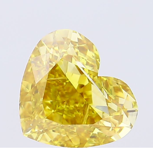 4.00 - 5.00 CT หัวใจสีน้ำตาลสดใสสีเหลืองตัดเพชรที่หลวม VVS2ความคมชัด IGI ได้รับการรับรองสำหรับการทำเครื่องประดับ - Product Image 5