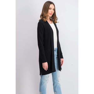 Cardigan Lungo in Lana da Donna Charter Club, Casual con Stampa e Ricami, Patchwork con Bottoni, Nero, Taglia S, per Autunno Inverno - Product Image 3