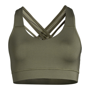 Women Sports Bra Criss Cross Back Halter Strappy Fashion Workout Gym Clothes <b>Padded</b> <b>Bralette</b> Sportswear Conjuntos De Yoga - Product Image 4