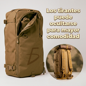 Mochila Táctica Impermeable de 50L para Camping y Senderismo, Forro de Nailon y Oxford, Cierre de Cremallera, Diseño Moderno para Deportes Diarios - Product Image 3