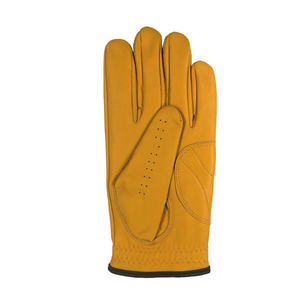 Nouveauté : Gant de golf en cuir d'agneau véritable de qualité supérieure, bleu, en cuir véritable, doux, pleine couleur, pour homme, gaucher - Product Image 4