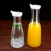 Bouteilles carrées en PET de qualité alimentaire de 600 ml, 1000 ml, 1200 ml, 1600 ml, vides, avec couvercle antivol... ODM OEM