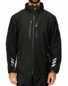 Hiver Spécial Nouvelle Veste Coupe-Vent Softshell Pour Hommes Vente en Gros Coupe-Vent Respirant Coupe Décontractée Confort Veste à Capuche - Product Image 6