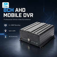 E Link Star MDVR ET8408T 8CH AHD Mobile DVR 1080P pour véhicule avec 4G GPS, enregistreur vidéo numérique embarqué 8 canaux