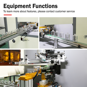 CNC101 Automatic Tube Printing Machine Glass Bottle Screen Printing Machine CNC Screen Printer