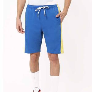 Pantalones cortos de entrenamiento de gimnasio de buena calidad para hombres, material de poliéster de algodón hecho a medida, pantalones cortos de colores sólidos para hombres - Product Image 2