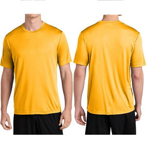 เสื้อเทนนิสแขนสั้นของผู้ชายผ้าฝ้าย100% ไมโครไฟเบอร์แบบแห้งเร็วพอดีตัวปกติ - Product Image 4