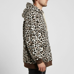 Sudadera con Capucha Extra Grande con Estampado de Leopardo para Hombre, Nueva Llegada, Superventas, Secado Rápido y Transpirable - Product Image 3