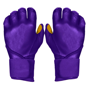 Top qualité en cuir véritable vente chaude gants de frappeur de Baseball antidérapant jeunesse adulte unisexe léger gants de frappeur de Baseball - Product Image 4