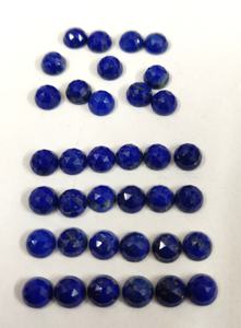 Lapislázuli Natural de 3 mm, Corte Redondo en Forma de Rosa - Lapislázuli Suelto de Primera Calidad - Product Image 6