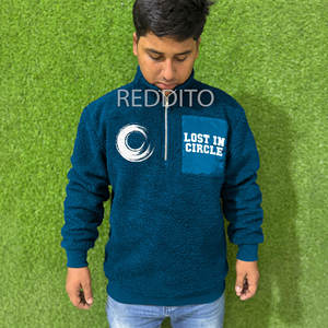 New Arrival Customized <b>Sherpa</b> Fluffy Pullover <b>Hoodie</b> Cotton Sweatshirts Button Heavyweight Thick Fur <b>Sherpa</b> Fleece Hoodies Boys - Product Image 1