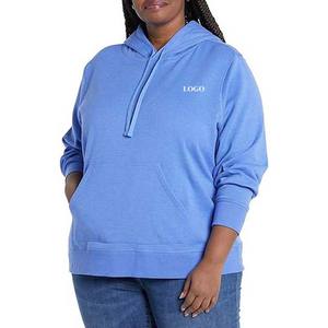 Conjunto de Dos Piezas de Sudadera con Capucha y Logotipo Personalizado para Mujer - Product Image 4