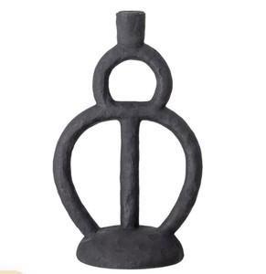 Bougeoir en aluminium de style Ins fait à la main de luxe Design de lanterne inégale Décoration de la maison de Noël - Product Image 1