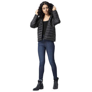 Veste d'hiver matelassée pour homme, personnalisable en gros, imperméable, respirante, coupe-vent, à capuche, dernier design - Product Image 5