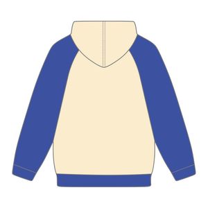 Année fondatrice 1922 Sigma Gamma Rho corps neutre bleu manches raglan pull à capuche SGRho sororité vêtements Divine Nine HBCU - Product Image 3