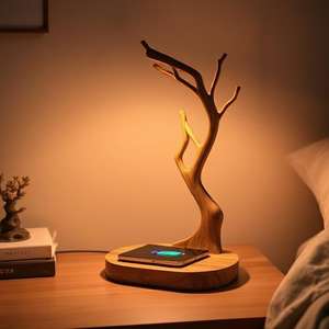 Polished Wooden Crafts <b>Table</b> Lamp Boxes and <b>Wall</b> Signs for Decorative Purposes - Product Image 2